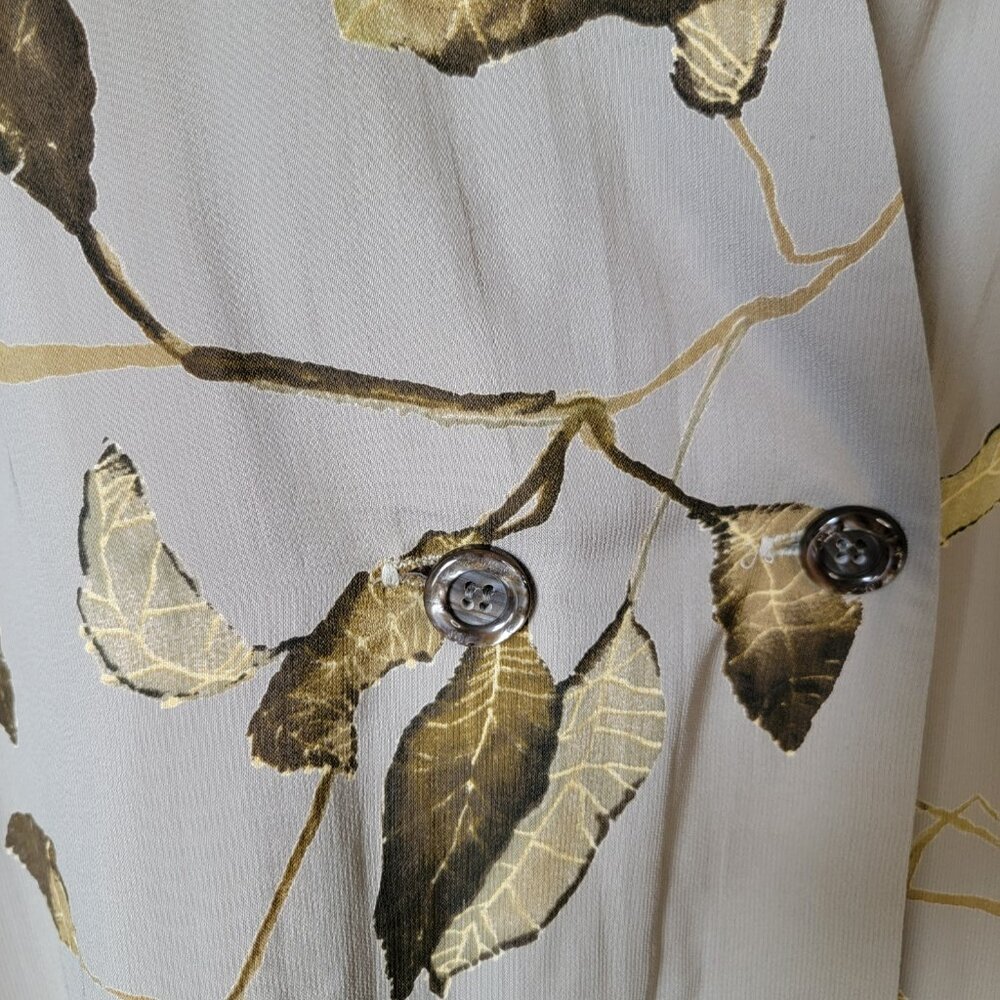 New Old Stock Russell Kemp 16 Taupe Gold Leaf Layering Jacket Deadstock USA Made - Picture 10 of 16